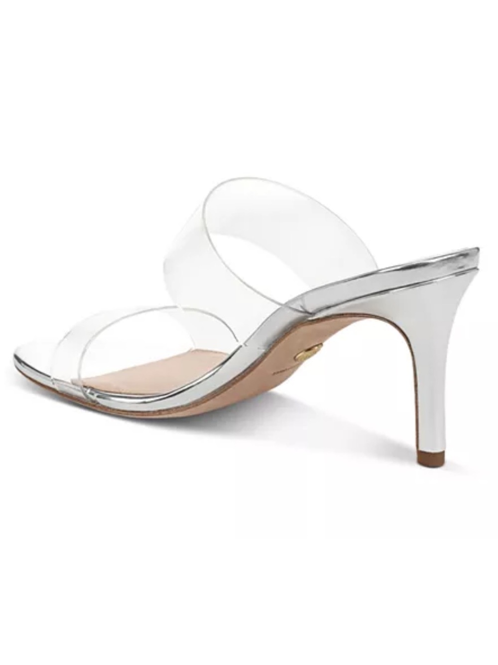 NEW Veronica Beard Asha 75 Sandals in Silver - Picture 5 of 11